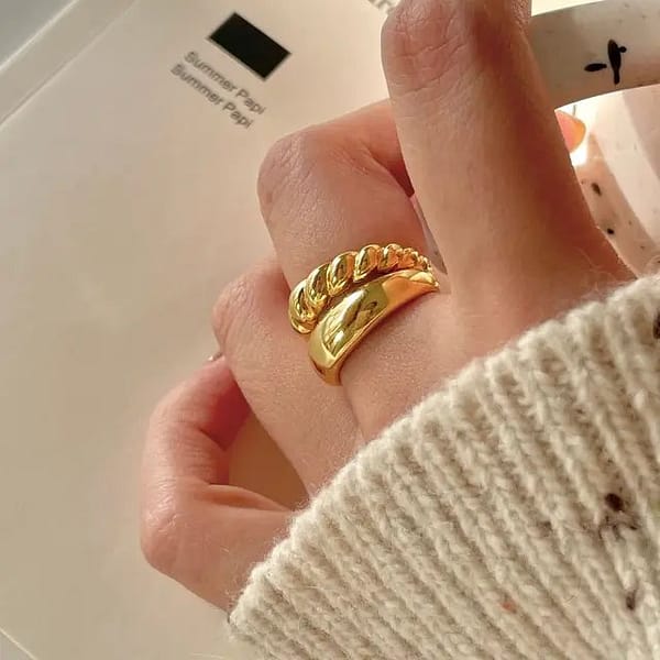 Hali Dual Layer Ring