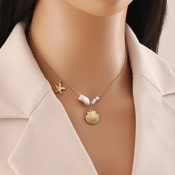 Shell Star Necklace