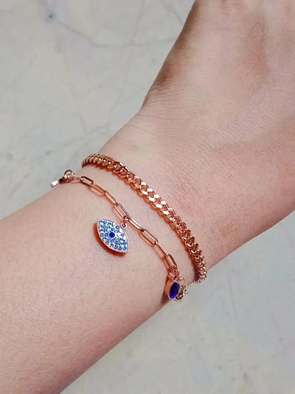 Fishy Evil Eye Bracelet